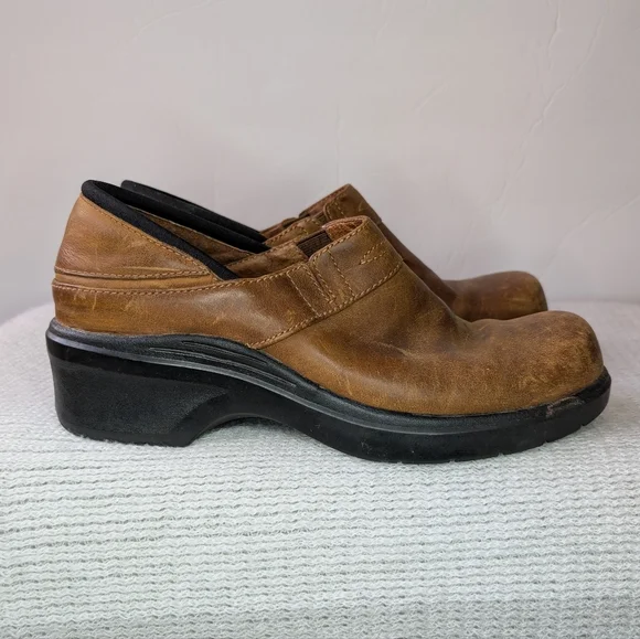 Ariat Santa Cruz Leather Clogs Brown 8.5 - Picture 2 of 9